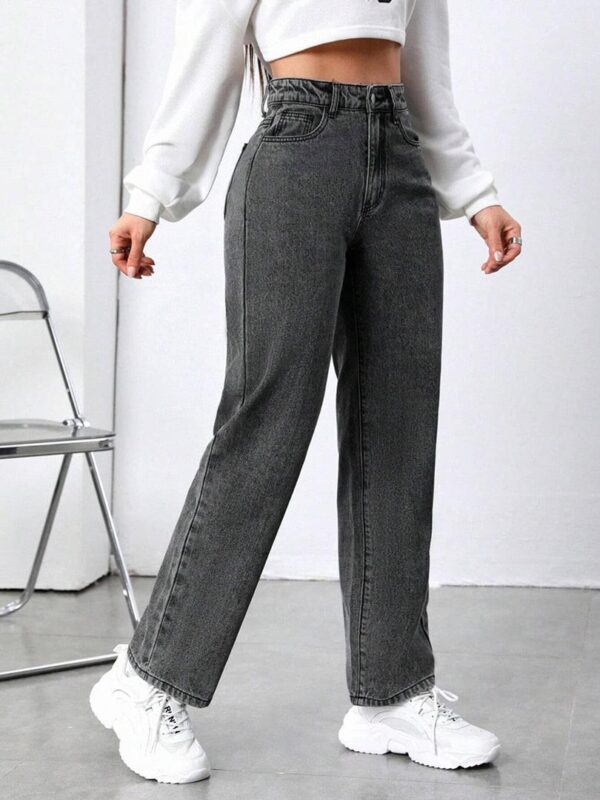 women grey jeans